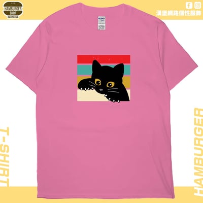 小黑貓(短T)Hamburger T-shirt shop16