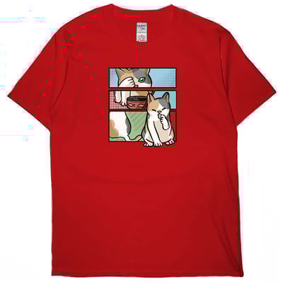 comic cat(短T)Hamburger T-shirt shop(NEW)5