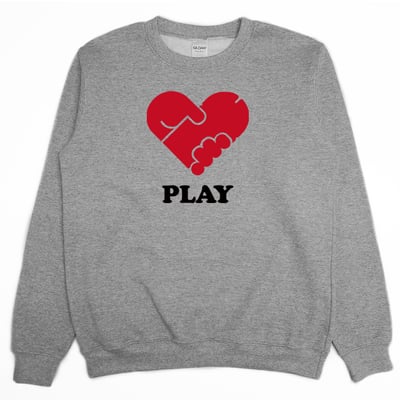 PLAY(大學T)Hamburger T-Shirt Shop2
