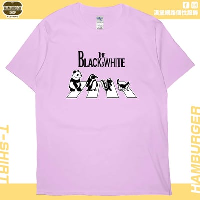 黑白動物(短T)Hamburger T-shirt shop10