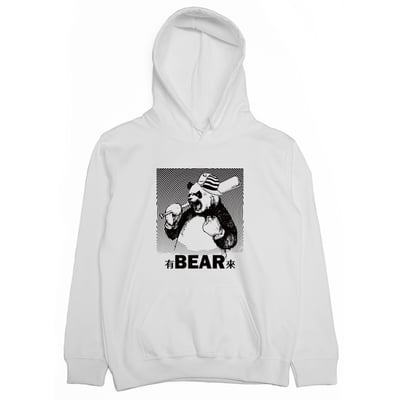 零碼出清 - 有BEAR來(帽T) 白M1