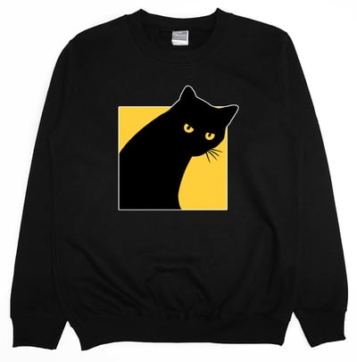 黑貓(大學T)Hamburger T-Shirt Shop1