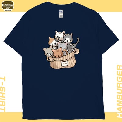 一堆貓一堆毛(短T)Hamburger T-shirt shop19