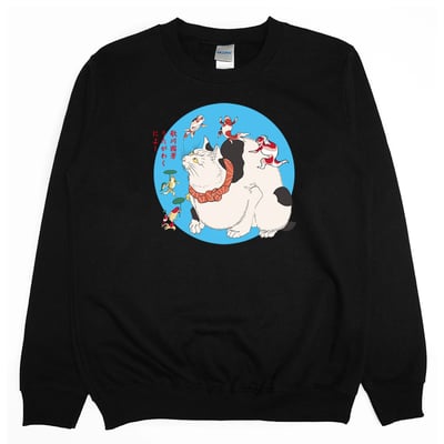 貓金魚(大學T)Hamburger T-Shirt Shop3