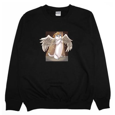 天使貓(大學T)Hamburger T-shirt shop3