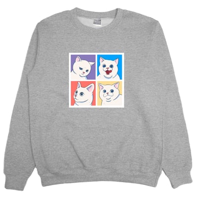 貓肖像(大學T)Hamburger T-Shirt Shop3