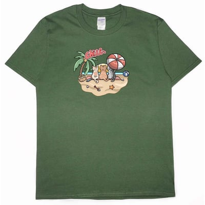海邊放風(短T)Hamburger T-shirt shop(NEW)14