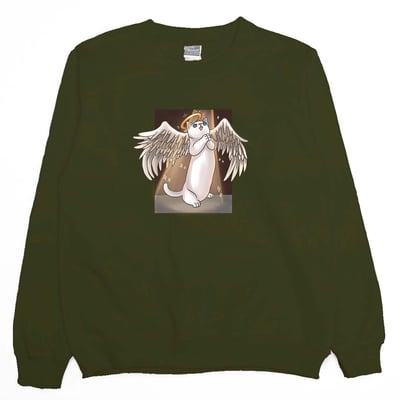 天使貓(大學T)Hamburger T-shirt shop11