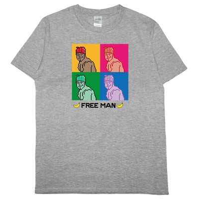 FREE MAN(短T)Hamburger T-shirt shop3