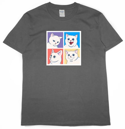 貓肖像(短T)Hamburger T-shirt shop7