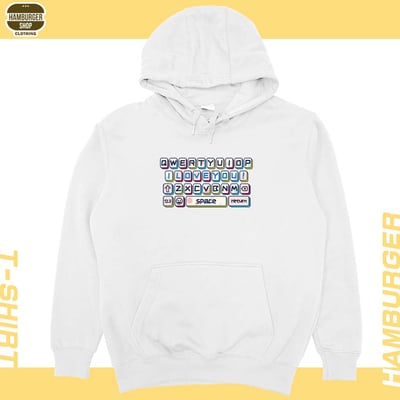 告白鍵盤(帽T)Hamburger T-shirt shop3