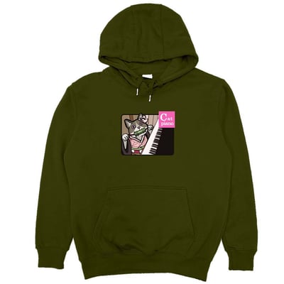 Cat Piano(帽T)Hamburger T-Shirt Shop16