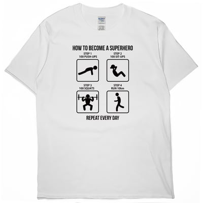 如何變強(短T)Hamburger T-shirt shop1