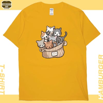 一堆貓一堆毛(短T)Hamburger T-shirt shop1