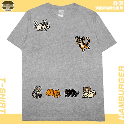 貓咪塗鴉(短T)Hamburger T-shirt shop3