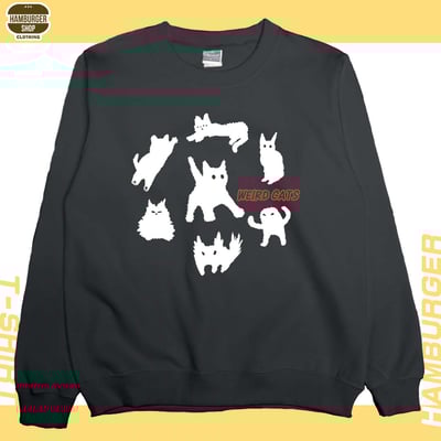 迷因貓(大學T)Hamburger T-shirt shop7