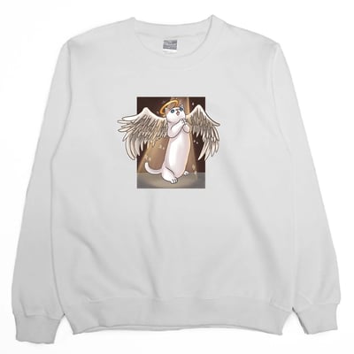 天使貓(大學T)Hamburger T-shirt shop2