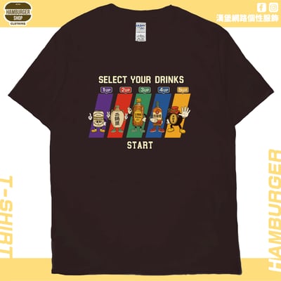 飲酒選單(短T)Hamburger T-shirt shop19