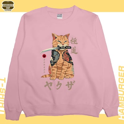 極道貓(大學T)Hamburger T-Shirt Shop8