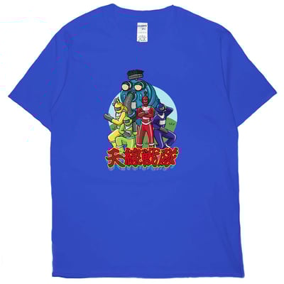 零碼出清 -  天線戰隊(短T) 丹寧藍L1