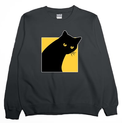 黑貓(大學T)Hamburger T-Shirt Shop4