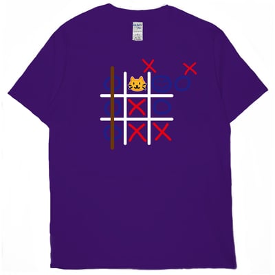 井字遊戲(短T)Hamburger T-shirt shop11
