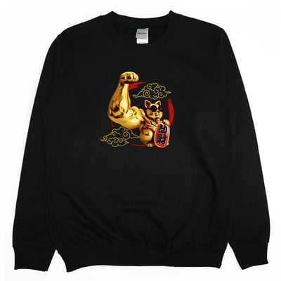 強力劫財貓(大學T)Hamburger T-Shirt Shop2