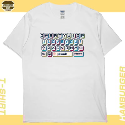 告白鍵盤(短T)Hamburger T-shirt shop5