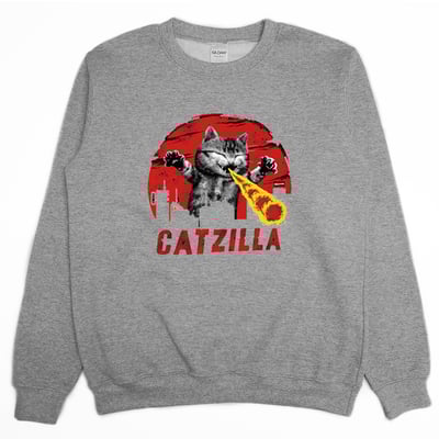 喵吉拉(大學T)Hamburger T-shirt shop3