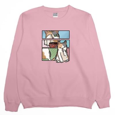 Comic Cat(大學T)Hamburger T-Shirt Shop1