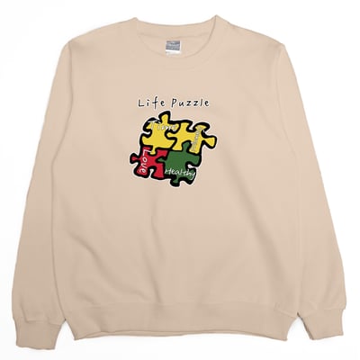 人生拼圖(大學T)Hamburger T-shirt shop6