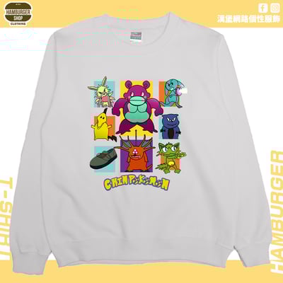 口袋怪獸(大學T)Hamburger T-shirt shop4