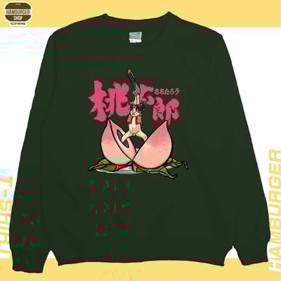 桃太郎(大學T)Hamburger T-shirt shop5