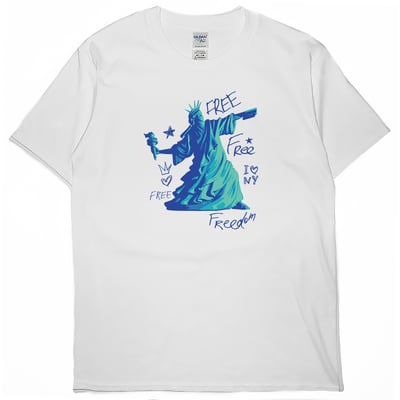 自由女神(短T)Hamburger T-shirt shop3