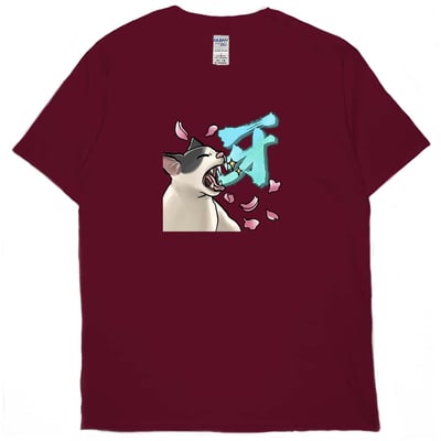 牙(貓)(短T)Hamburger T-shirt shop(NEW)10