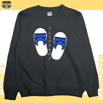 Slippers(大學T)Hamburger T-shirt shop11
