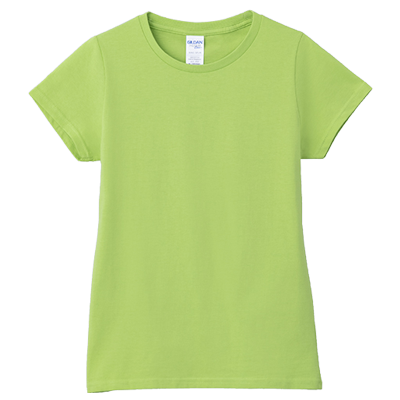 素面-女版棉T(有腰身) GILDAN 76000L9