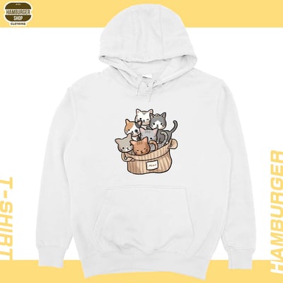 一堆貓一堆毛(帽T)Hamburger T-shirt shop2