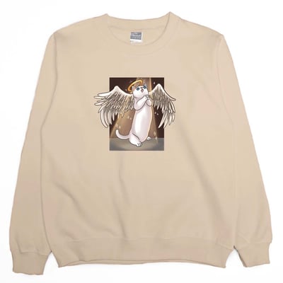 天使貓(大學T)Hamburger T-shirt shop5