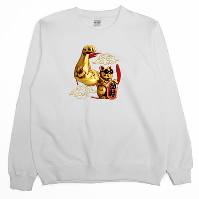 強力劫財貓(大學T)Hamburger T-Shirt Shop4