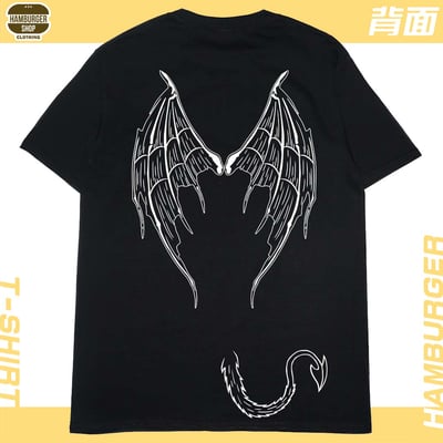 惡魔(短T)Hamburger T-shirt shop1