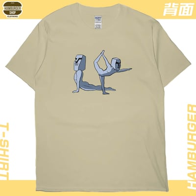 瑜珈摩艾(短T)Hamburger T-shirt shop1