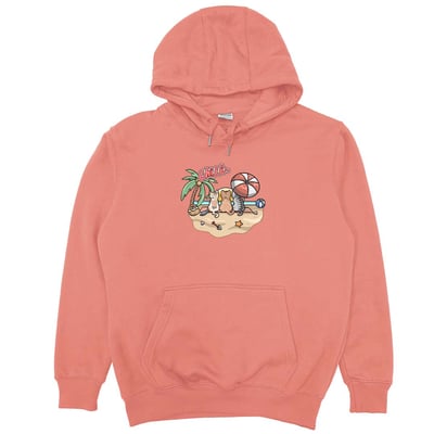 海邊放風(帽T)Hamburger T-Shirt Shop10