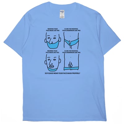 請正確戴口罩(短T)Hamburger T-shirt shop6