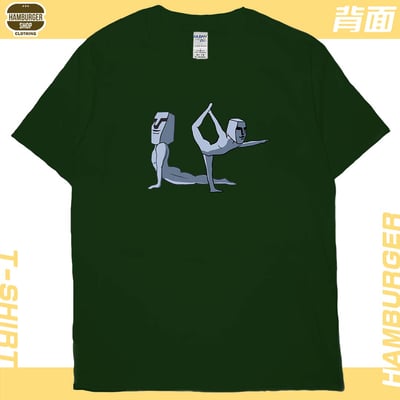 瑜珈摩艾(短T)Hamburger T-shirt shop14