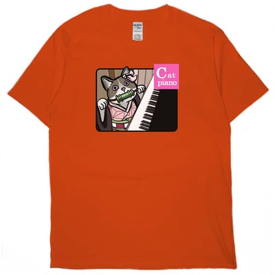 Cat piano(短T)Hamburger T-shirt shop(NEW)9