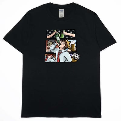 飲水日常(短T)Hamburger T-shirt shop(NEW)5