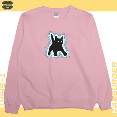 電到咪咪貓貓(大學T)Hamburger T-shirt shop10