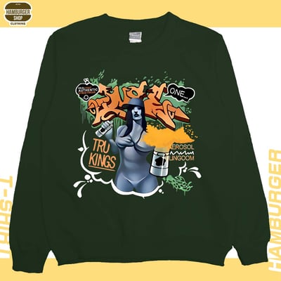 如果早知道(大學T)Hamburger T-shirt shop8