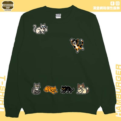 貓咪塗鴉(大學T)Hamburger T-shirt shop6